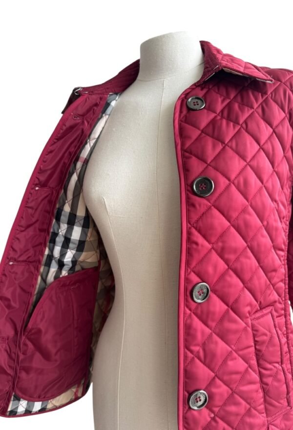 BURBERRY - DIAMOND THERMO JACKET RED - Image 8